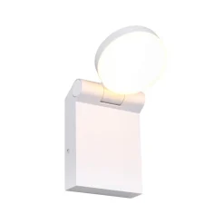 LED udendørs væglampe Adour, mat hvid, kipbar, CCT, IP44