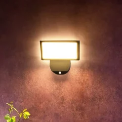 LED udendørs væglampe Alkes L med sensor, 30 cm