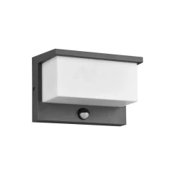 LED udendørs væglampe Nestos, bevægelsessensor, IP54