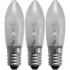 LED udskiftningslampe E10 0,2W 2.100K 3-pak