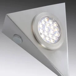 LED-underskabsbelysning Helena, trekant, sæt med 3