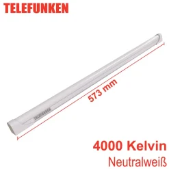 LED underskabslampe Hebe, hvid, længde 57 cm