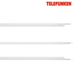 LED underskabslampe Hephaistos, hvid, længde 57 cm