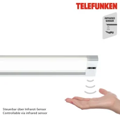 LED-underskabslampe Zeus, længde 87 cm