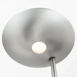 LED-uplight Cobra med læselampe i nikkel