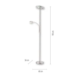 LED-uplight LOLAsmart Rocco med læselampe