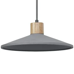 LEDVANCE Concrete Wood hængelampe, Ø 32 cm, beton, grå