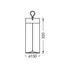 Ledvance Decor Filament LED-bordlampe batteri 32cm