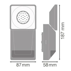 LEDVANCE Endura Pro Spot sensor LED-spot 8W hvidt