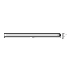 LEDVANCE Flex COB LED-strip IP20 3.000K, 1,5 m