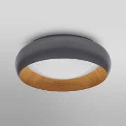 LEDVANCE LED-loftlampe Orbis Livia Ø 30 cm, grå, metal