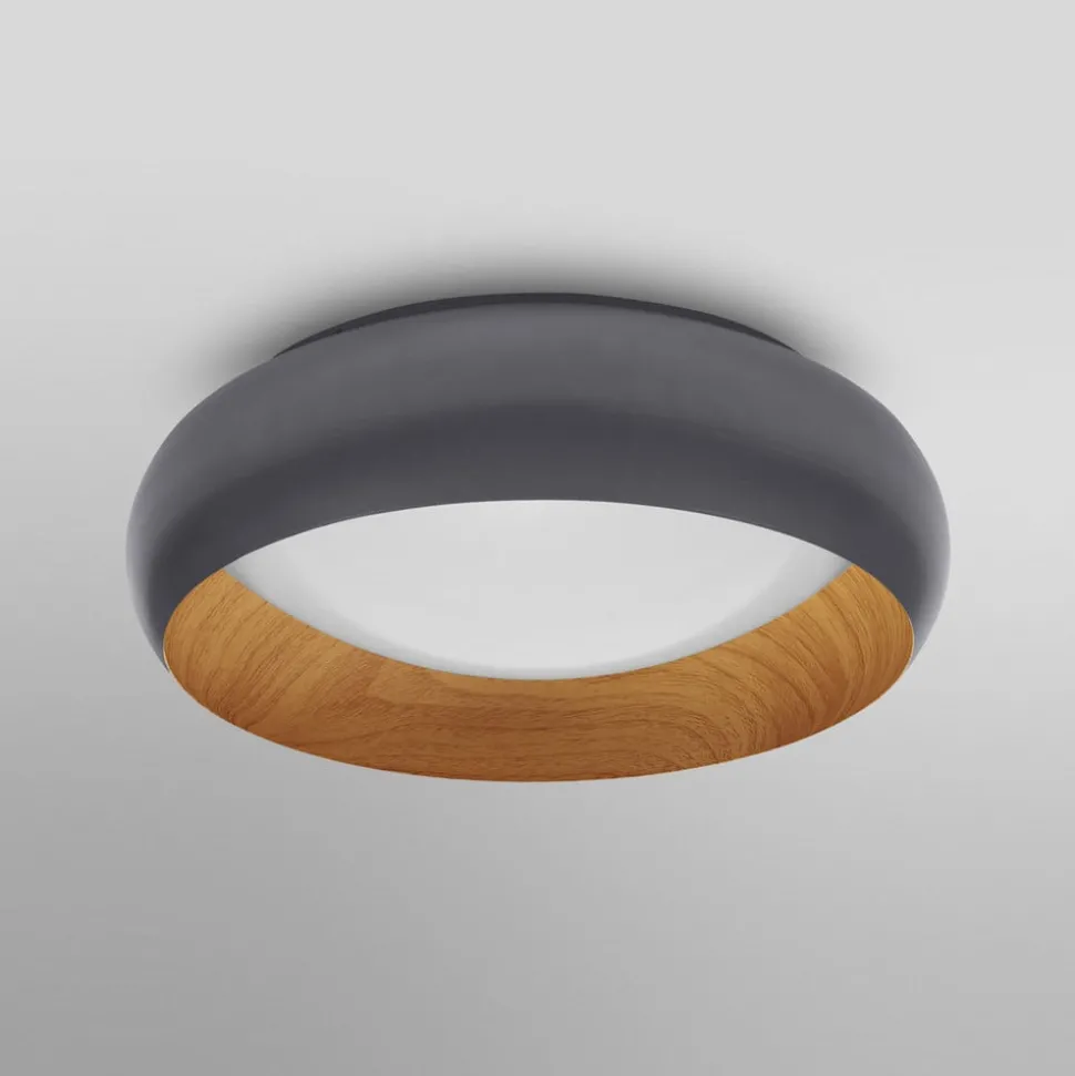 LEDVANCE LED-loftlampe Orbis Livia Ø 30 cm, grå, metal