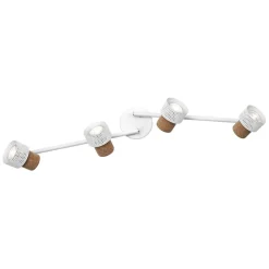 LEDVANCE LED loftspot Cork, GU10, 4-lys, dæmpbar, hvid