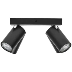 LEDVANCE LED-spot Octagon dæmpbar, 4-lys firkantet sort
