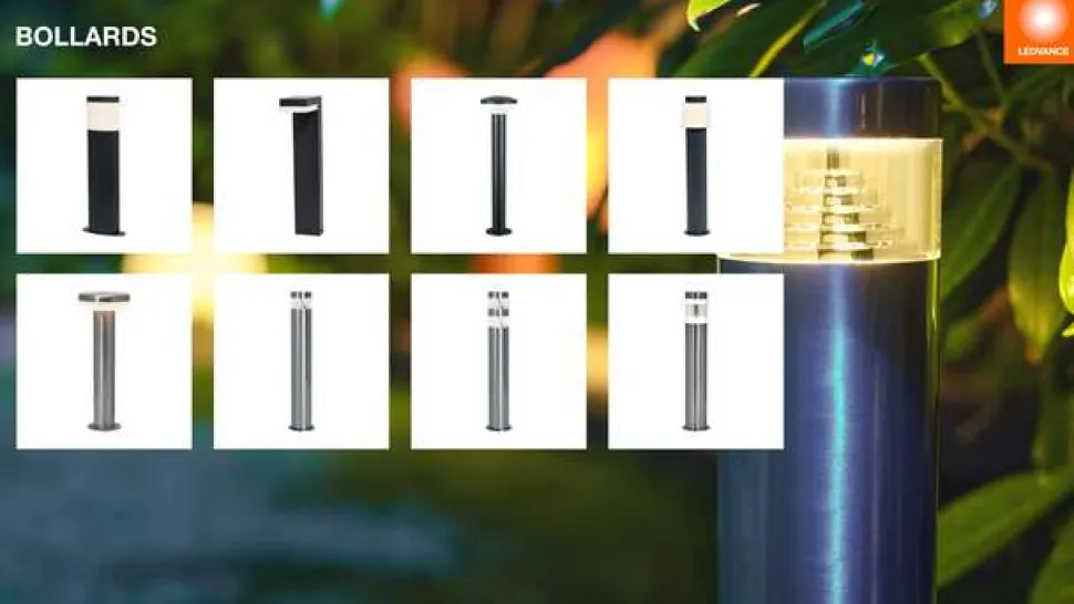 LEDVANCE LED stibelysning Endura Hybrid Olona, mørkegrå