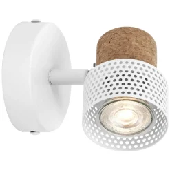 LEDVANCE LED-vægspot Cork, GU10, dæmpbar, hvid