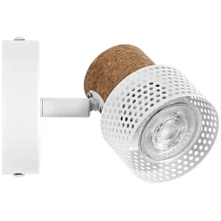 LEDVANCE LED-vægspot Cork, GU10, dæmpbar, hvid