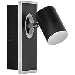 LEDVANCE Mars LED-vægspot, 2-lys, 1 spot, sort