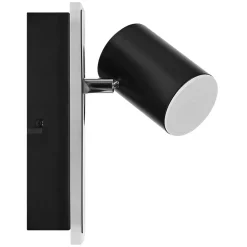 LEDVANCE Mars LED-vægspot, 2-lys, 1 spot, sort