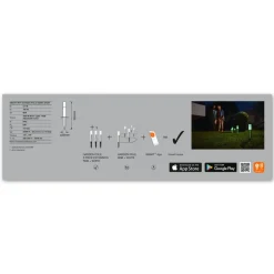 LEDVANCE SMART+ WiFi Garden Pole 36,5 cm 3 stk
