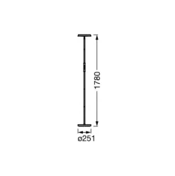 LEDVANCE SMART+ WiFi LED-gulvlampe up/down RGBW