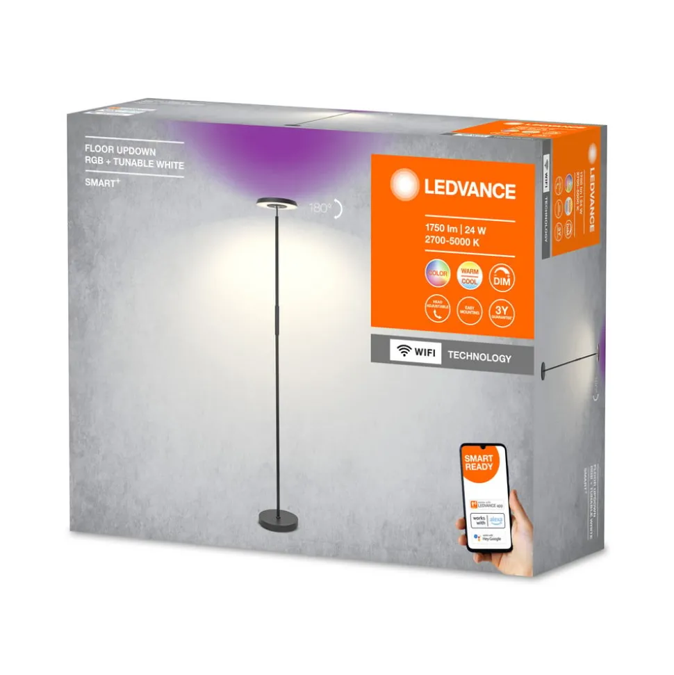 LEDVANCE SMART+ WiFi LED-gulvlampe up/down RGBW