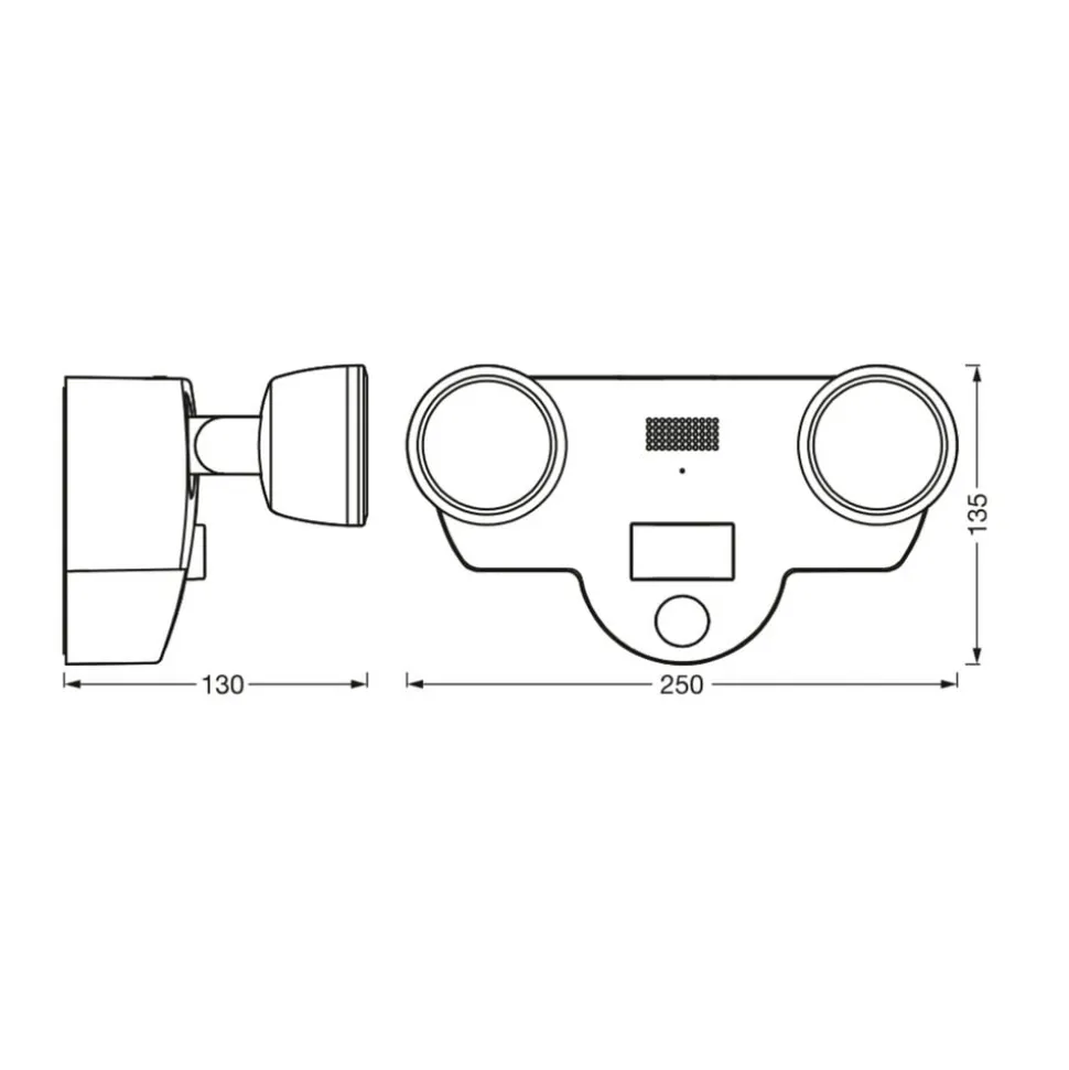 LEDVANCE SMART+ WiFi Multispot Camera væglampe