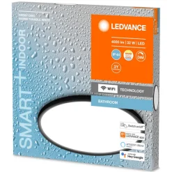 LEDVANCE SMART+ WiFi Orbis Disc, sort, Ø 50 cm