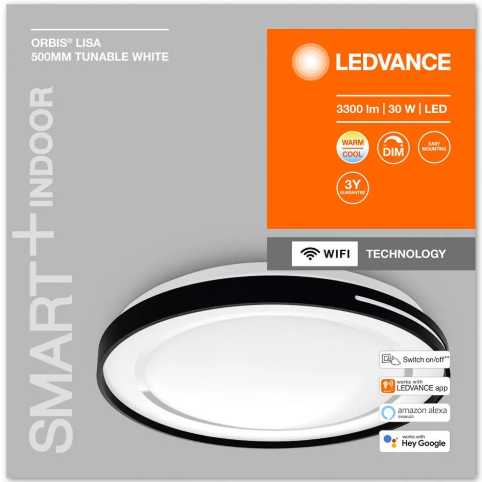 LEDVANCE SMART+ WiFi Orbis Lisa LED-loftlampe