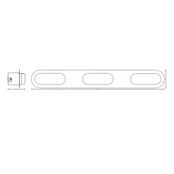 LEDVANCE SMART+ WiFi Orbis Wall Duplo, sølv, 3 lk
