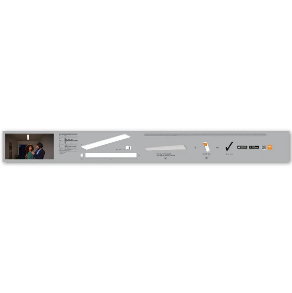 LEDVANCE SMART+ WiFi Planon LED-panel RGBW 120x10