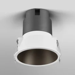 LEDVANCE Twist spot Ø9,3cm 840 hvid/sort