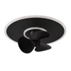 LED-ventilator Nybro, sort, DC, støjsvag, 50 cm, CCT, fjernbetjening