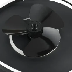 LED-ventilator Sortland, DC, støjsvag, 50 cm, CCT, fjernbetjening