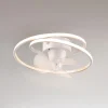 LED-ventilator Umea, hvid, DC, støjsvag, Ø 50 cm, CCT, fjernbetjening