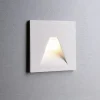 LED-vægindbygningslampe SET Alwaid, hvid 8 x 8 cm vinkel 2.700 K