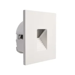 LED-vægindbygningslampe SET Alwaid, hvid 8 x 8 cm, niveau 2.700 K