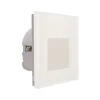 LED-vægindbygningslampe SET Alwaid, matteret glas, 8 x 8 cm, 2.700 K