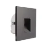 LED-vægindbygningslampe SET Alwaid sort 8 x 8 cm niveau 2.700K