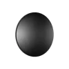 LED-væglampe Aria M, sort, aluminium, Ø 18 cm