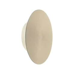 LED-væglampe batteri Puntua Ø 18 cm messing mat