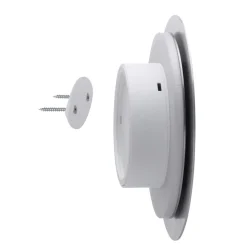 LED-væglampe batteri Puntua Ø 18 cm messing mat