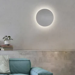 LED-væglampe batteri Puntua Ø 25 cm grå