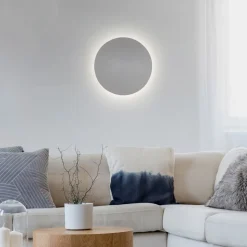 LED-væglampe batteri Puntua Ø 25 cm grå