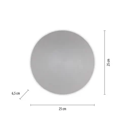 LED-væglampe batteri Puntua Ø 25 cm grå