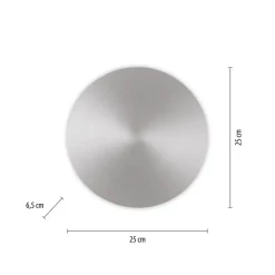 LED-væglampe batteri Puntua Ø 25 cm aluminium