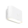 LED-væglampe Chat, hvid, 16 cm, plast, sensor