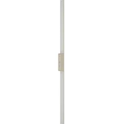 LED-væglampe Demi L, sand, aluminium, højde 144 cm, IP54