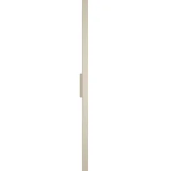 LED-væglampe Demi L, sand, aluminium, højde 144 cm, IP54
