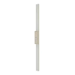 LED-væglampe Demi M, sand, aluminium, højde 100 cm, IP54